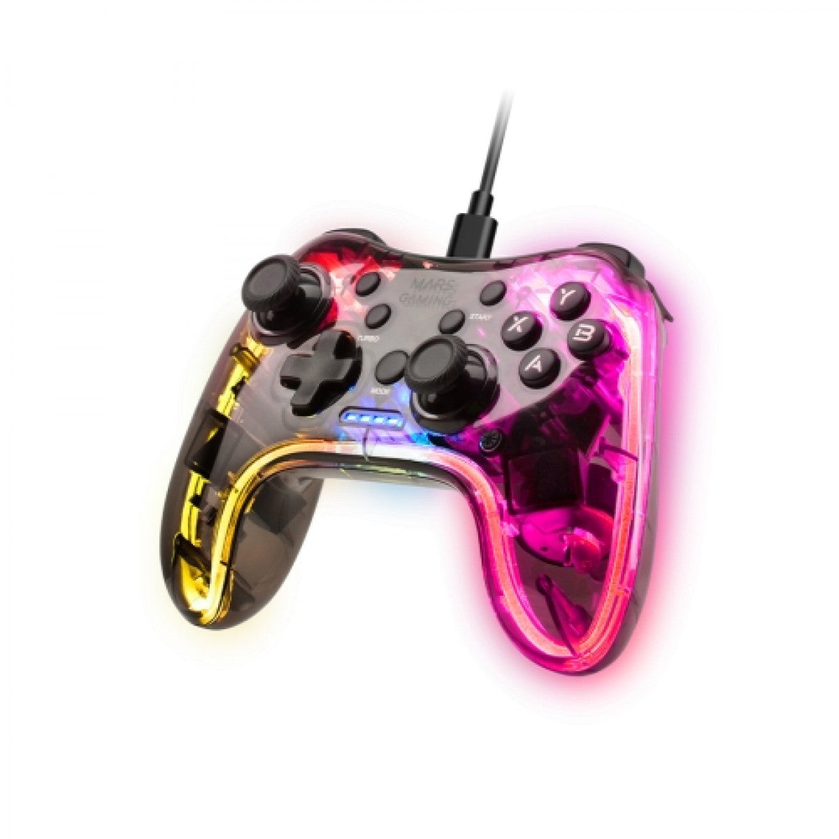 Mars Gaming MGP-C Gaming Controller RGB / USB-C / X-input &amp; D-input