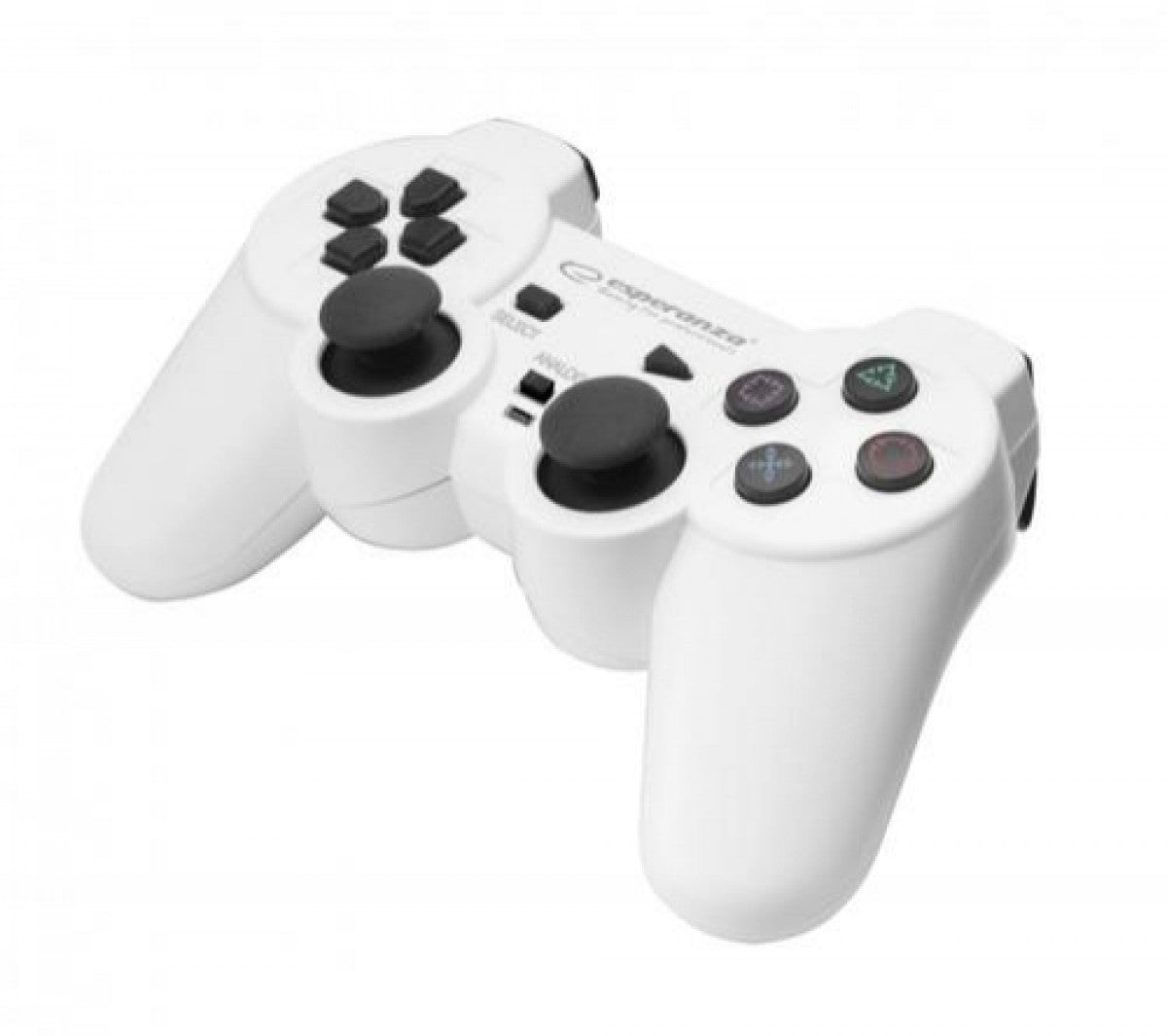 Esperanza EGG106W Gaming Controller Black, White USB Gamepad Analogue / Digital PC, Playstation 2, Playstation 3